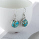 Blue Pine Stone Earrings