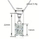 Square Diamond Necklace
