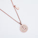 J Initial Moissanite Necklace