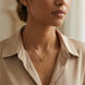 Clover Pave Ring Necklace | 18K Gold-Plated 925 Silver | Women's