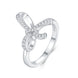 Morganite Halo Ring | Platinum-Plated S925 Silver | Minimalist