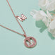 M Initial Moissanite Necklace
