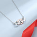 Ring Buckle Couple Necklace