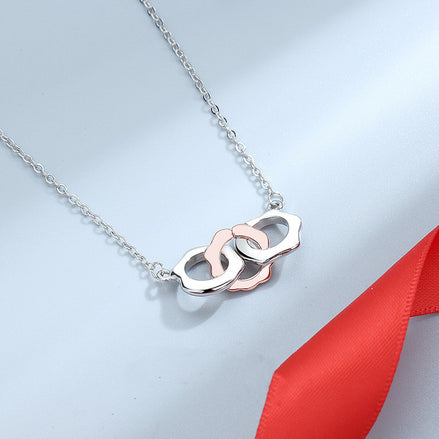 Ring Buckle Couple Necklace