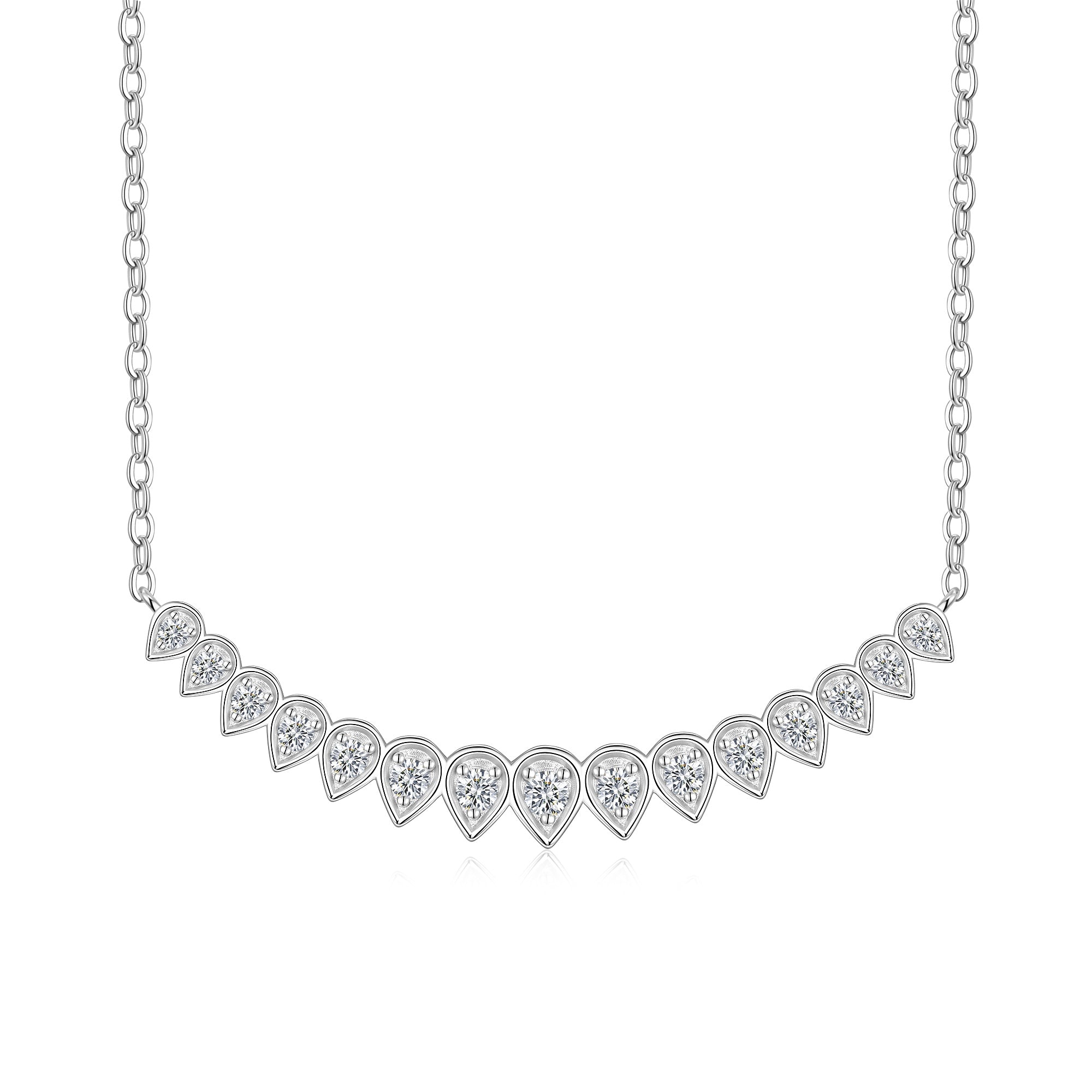 Morganite Cross Chain Necklace