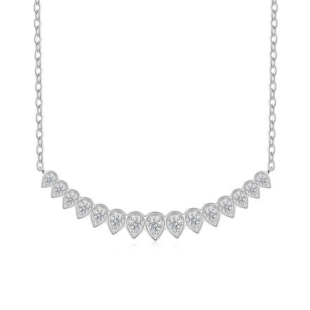 Morganite Cross Chain Necklace