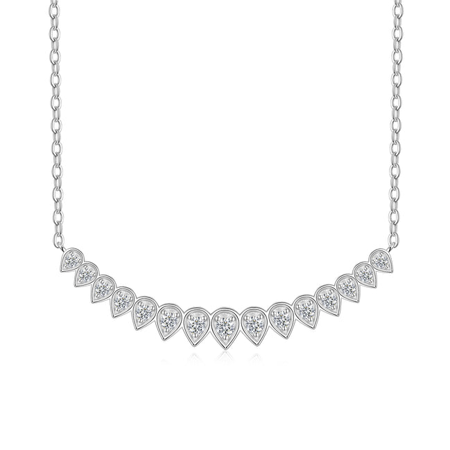 Morganite Cross Chain Necklace