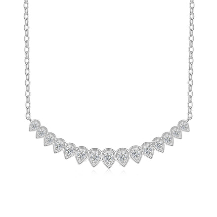 Morganite Cross Chain Necklace