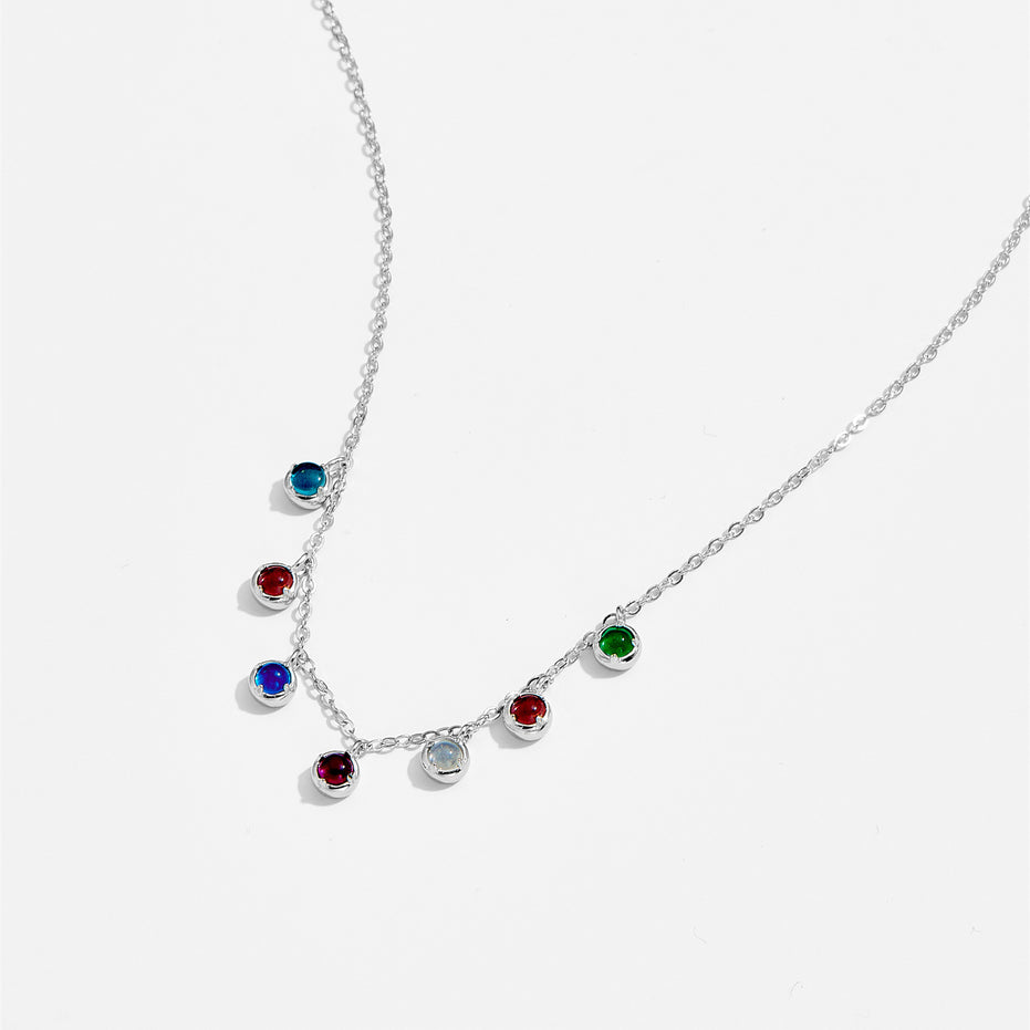 S925 Sterling Silver Diamond Necklace