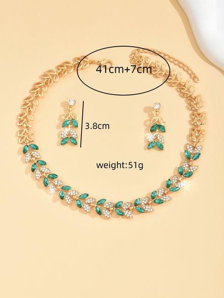 Women's Earrings & Necklace 2-Piece Set