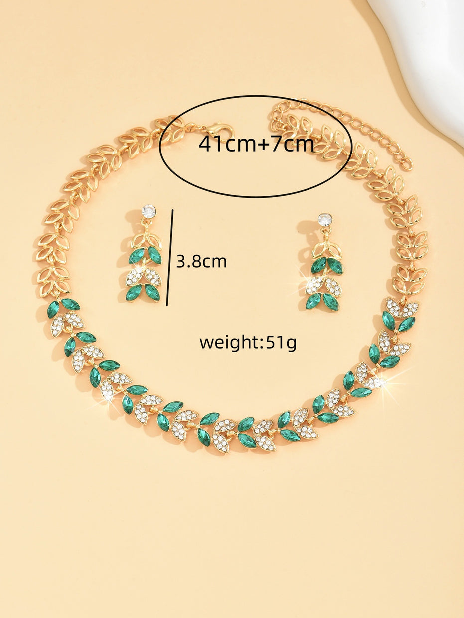 Women's Earrings & Necklace 2-Piece Set