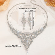 Hollow Necklace & Earrings Set