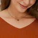 Gold Plated Ruby Red Pendant Necklace