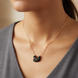 Crystal Swan Pendant Necklace