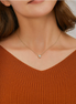 Gold Heart Pendant Necklace