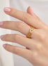 Pawprint animal Band Dog Cat Lover Gift ring
