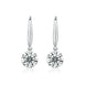 Round Moissanite Stud Earrings | S925 Silver