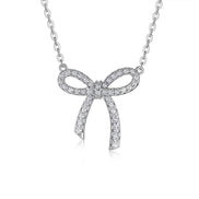 Hexagon Solitaire Moissanite Pendant Necklace