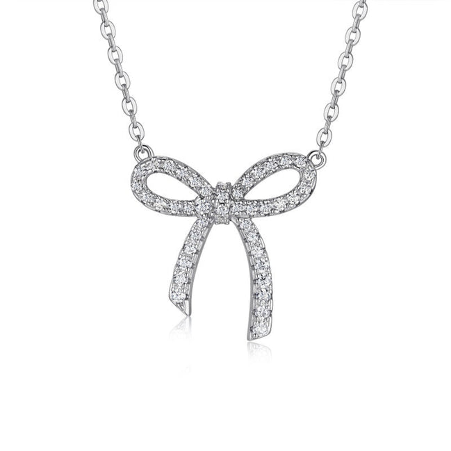 Hexagon Solitaire Moissanite Pendant Necklace