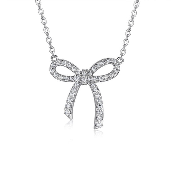 Hexagon Solitaire Moissanite Pendant Necklace