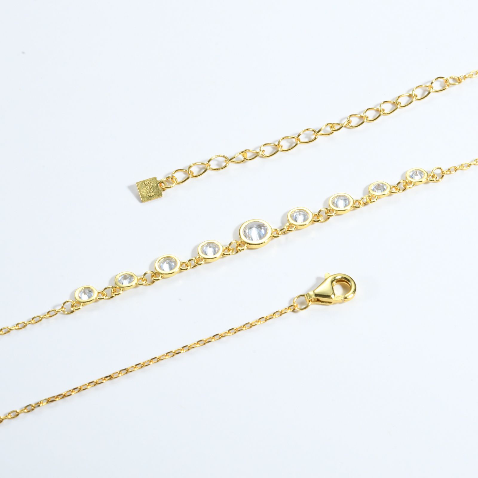 S925 Silver Fashion Diamond Necklace