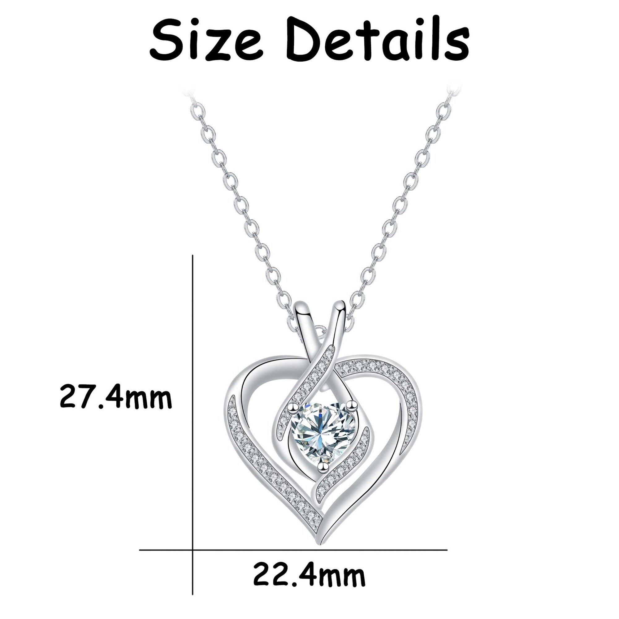 Diamond Love Necklace Women's Fashion