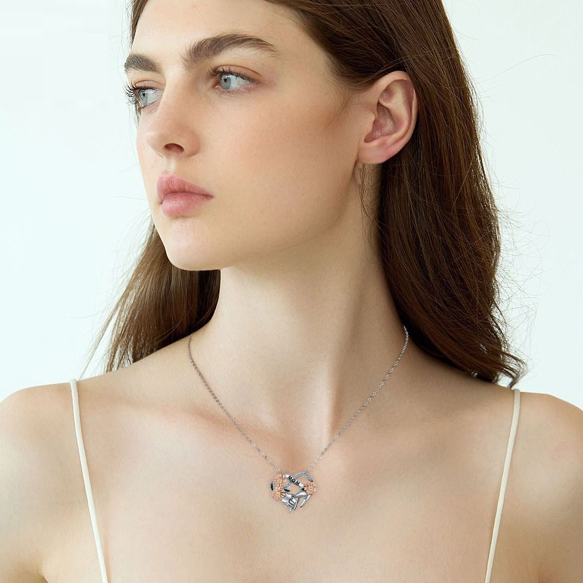 Fashion European And American Style Heart-shaped Necklace