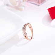 Rose Gold Diamond Ring for Women