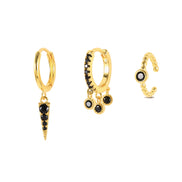 Celestial Gold Ear Cuff & Stud Set