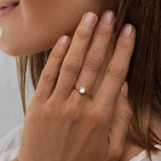 White Shell Advanced Ring Design