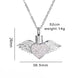 Heart Wings Diamond Ash Pendant