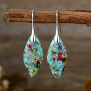 Sea Sediment Jasper Natural Stone Earrings