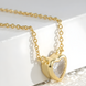 Gold Heart Pendant Necklace