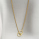 Double Heart Pendant Necklace