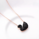 Crystal Swan Pendant Necklace
