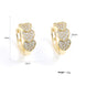 Double Row Full Diamond Earrings