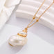 Natural Seashell Pendant Necklace