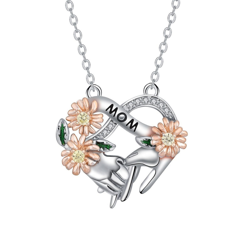 Fashion European And American Style Heart-shaped Necklace