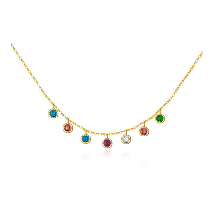 S925 Sterling Silver Diamond Necklace