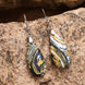 Gold Plated Stone Earrings for Women