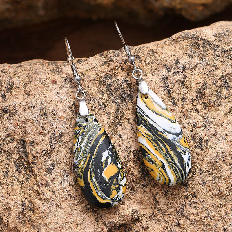 Gold Plated Stone Earrings for Women
