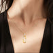Geometric Diamond Necklace & Earrings Set