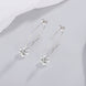 Halo Moissanite Stud Earrings | Platinum-Plated S925 Silver