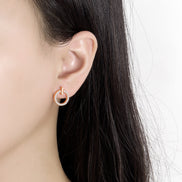 Cool style All diamond Small Earrings