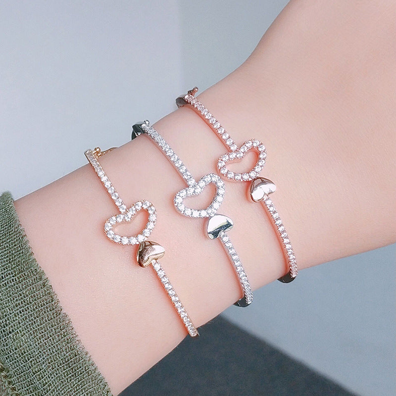 Heart Shaped Couple Bracelets