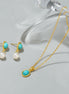 Maillard Natural Tiger's Eye Pearl Necklace