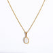 Teardrop Opal Pendant Necklace | 18K Gold-Plated Steel | Minimalist