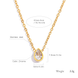 Gold Teardrop Pendant Necklace