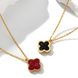 Crystal Clover Pendant Necklace
