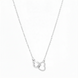 Double Heart Pendant Necklace